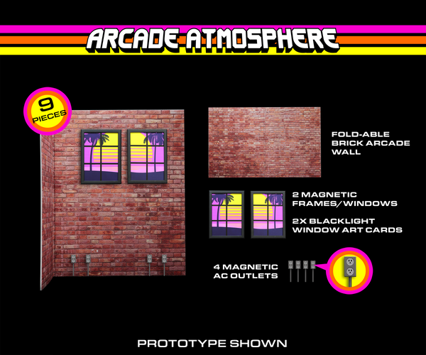 Arcade Brick Playset