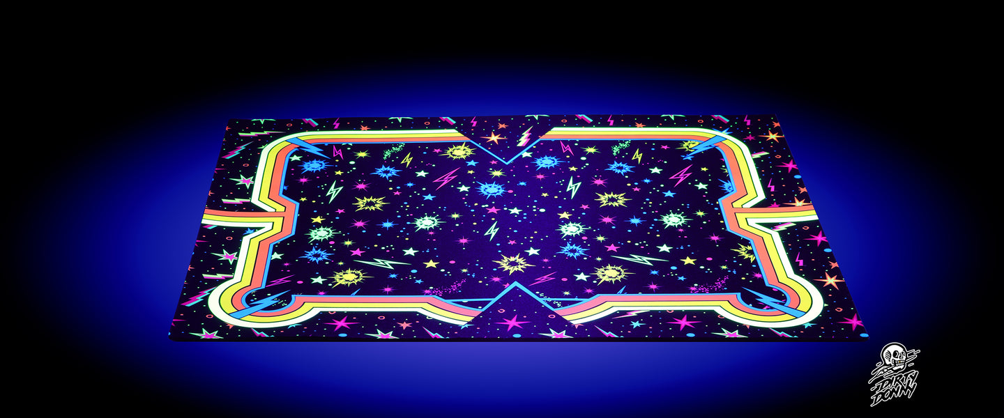 Dirty Donnie Dually Blacklight Arcade Carpet LE