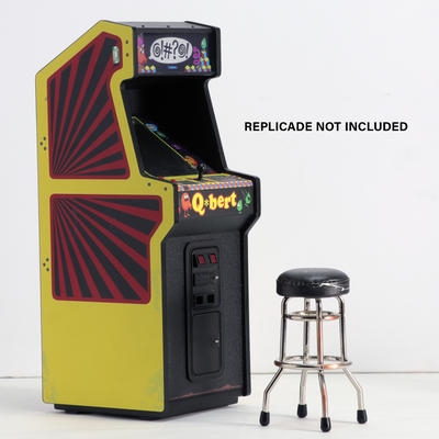 Distressed Black RepliCade Stool - OH