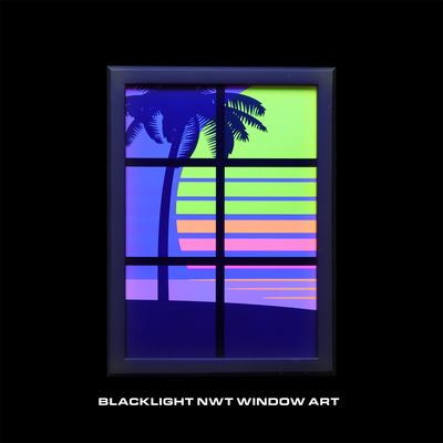 Arcade Blacklight Playset