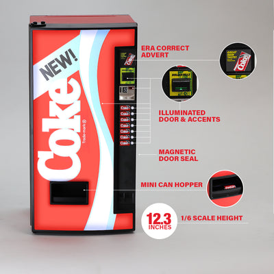 NEW! Coke Replica Vending Machine Mini Fridge