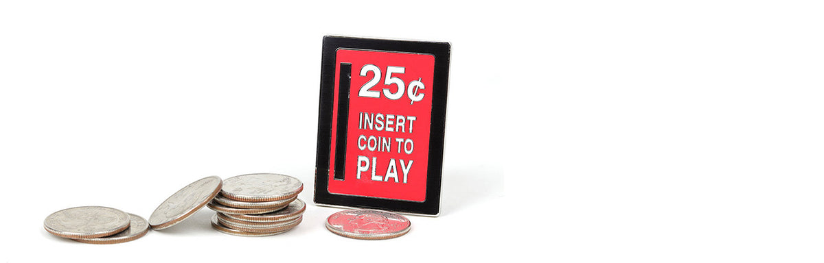 Insert Coin Collectible Enamel Pin – New Wave Toys