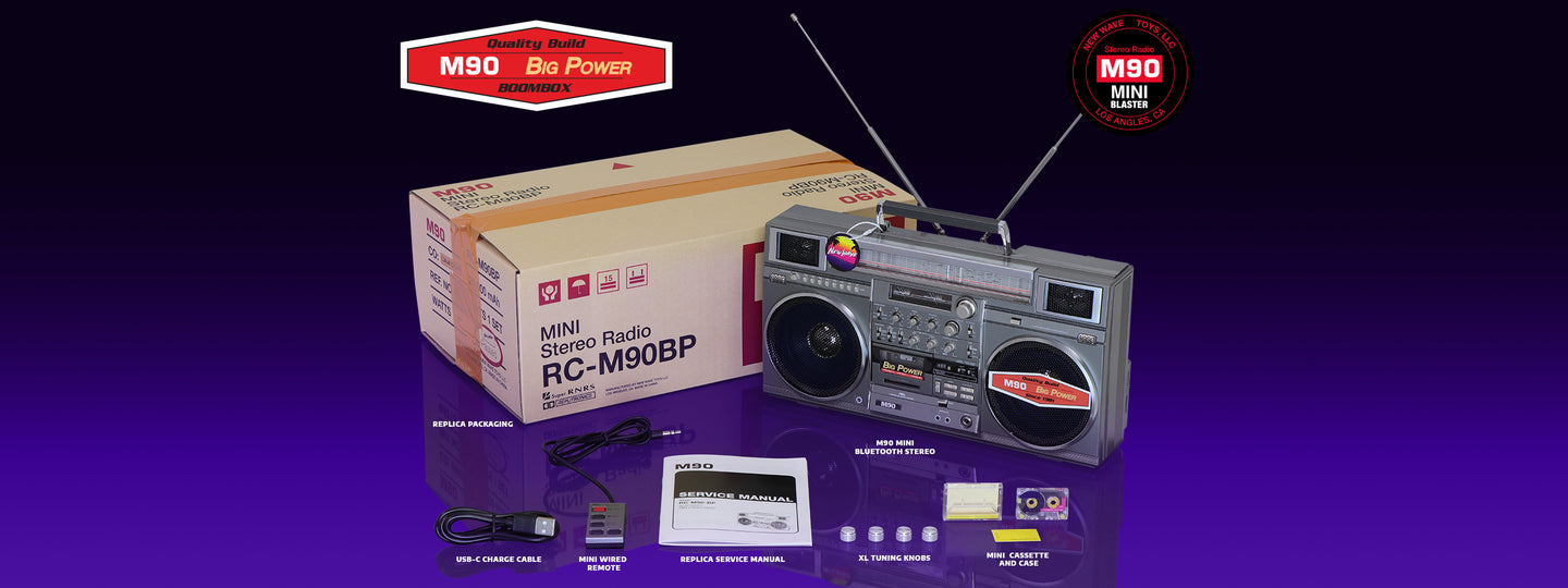 M90 Mini Blaster - Limited Edition Blue Speakers