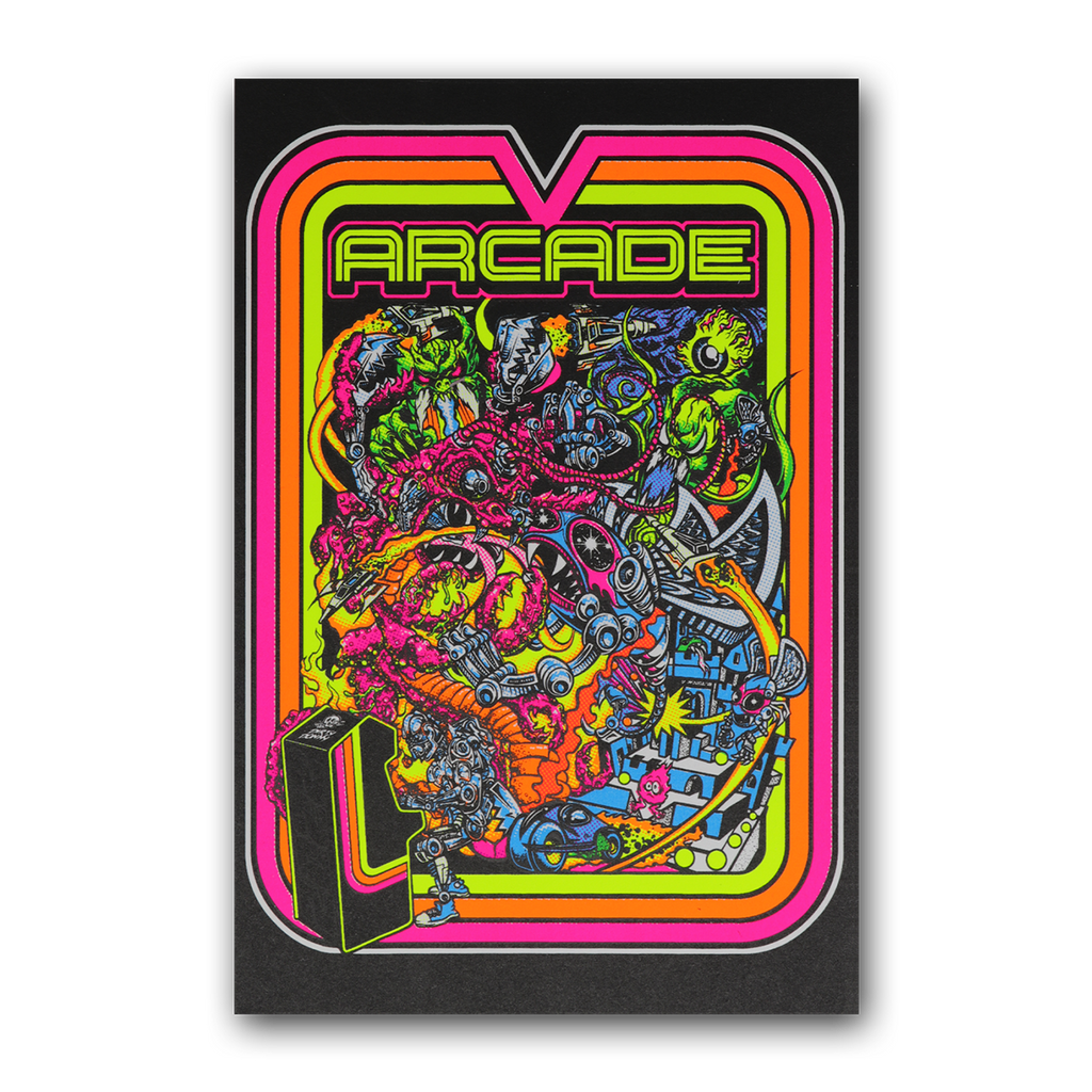 Arcade Beyond UV Micro Poster