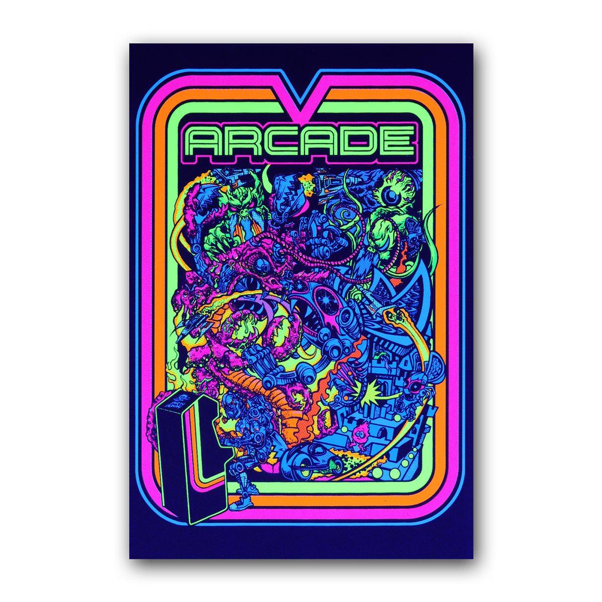 Arcade Beyond UV Micro Poster
