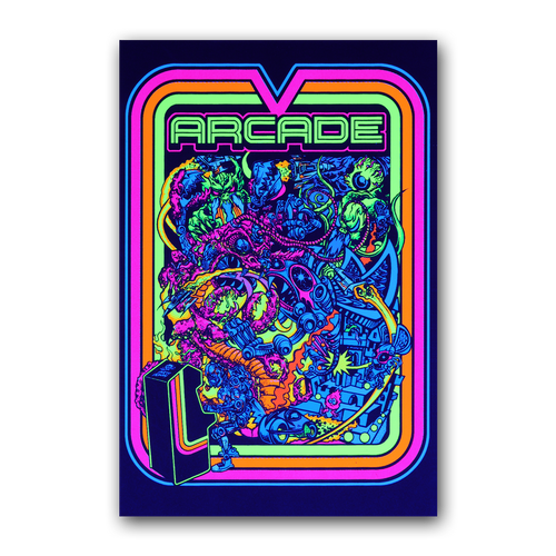 Arcade Beyond UV Micro Poster