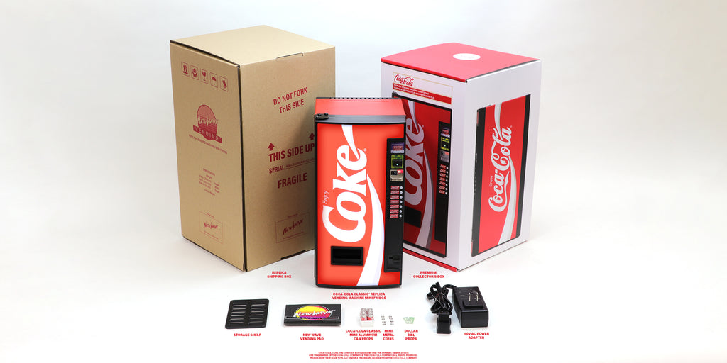 Coca-Cola Classic Replica Vending Machine Mini Fridge