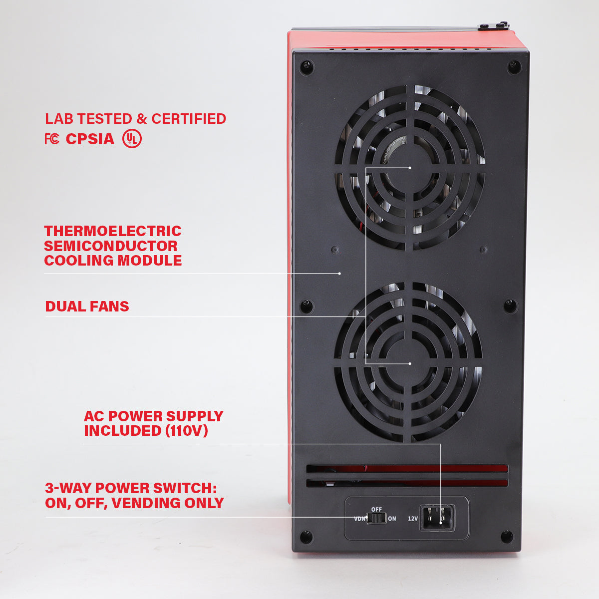 Coca-Cola Classic Replica Vending Machine Mini Fridge