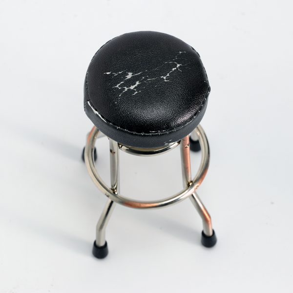 Distressed Black RepliCade Stool - OH – New Wave Toys