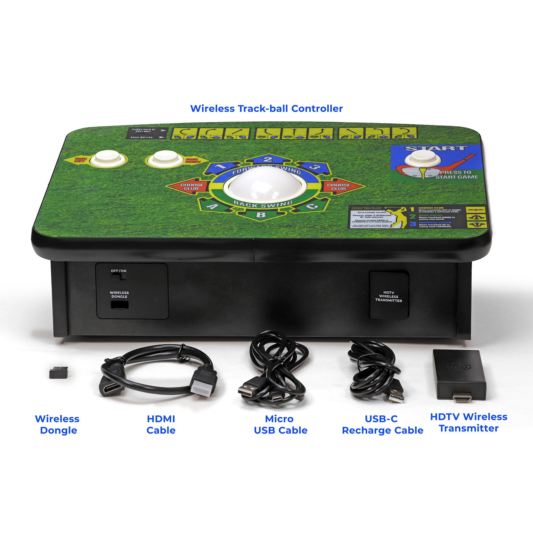 GOLDEN TEE PLUG & PLAY WIRELESS CONTROLLER