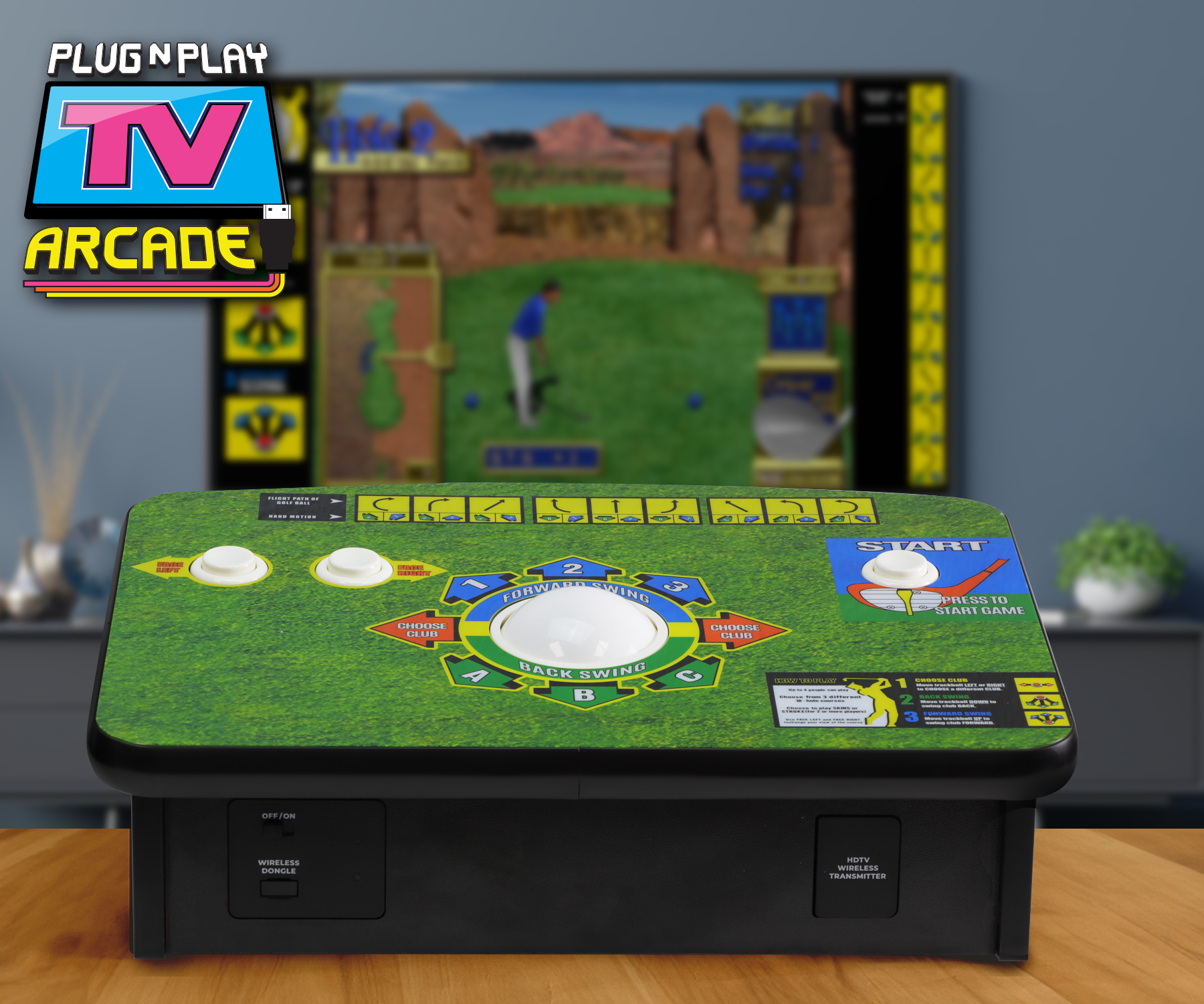 GOLDEN TEE PLUG & PLAY WIRELESS CONTROLLER