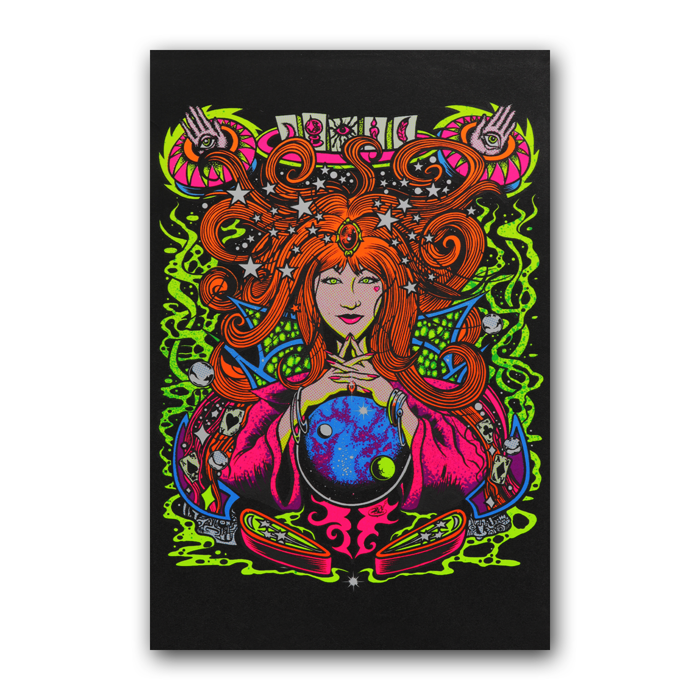 Lady of Fortune UV Micro Poster
