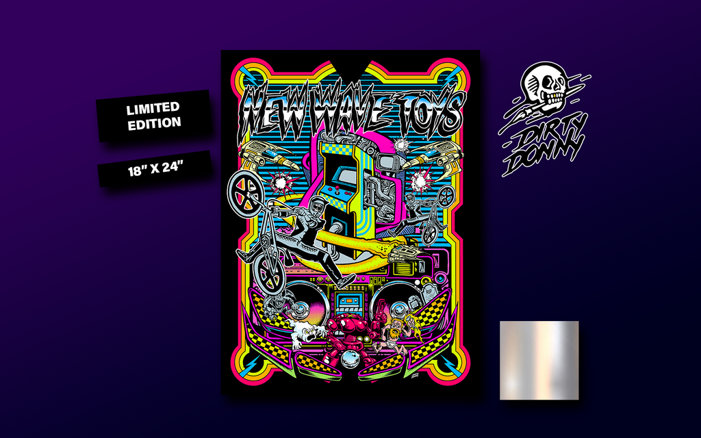 NWT Black Light Poster