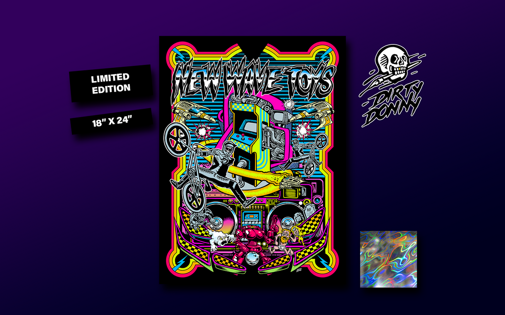 NWT Black Light Poster