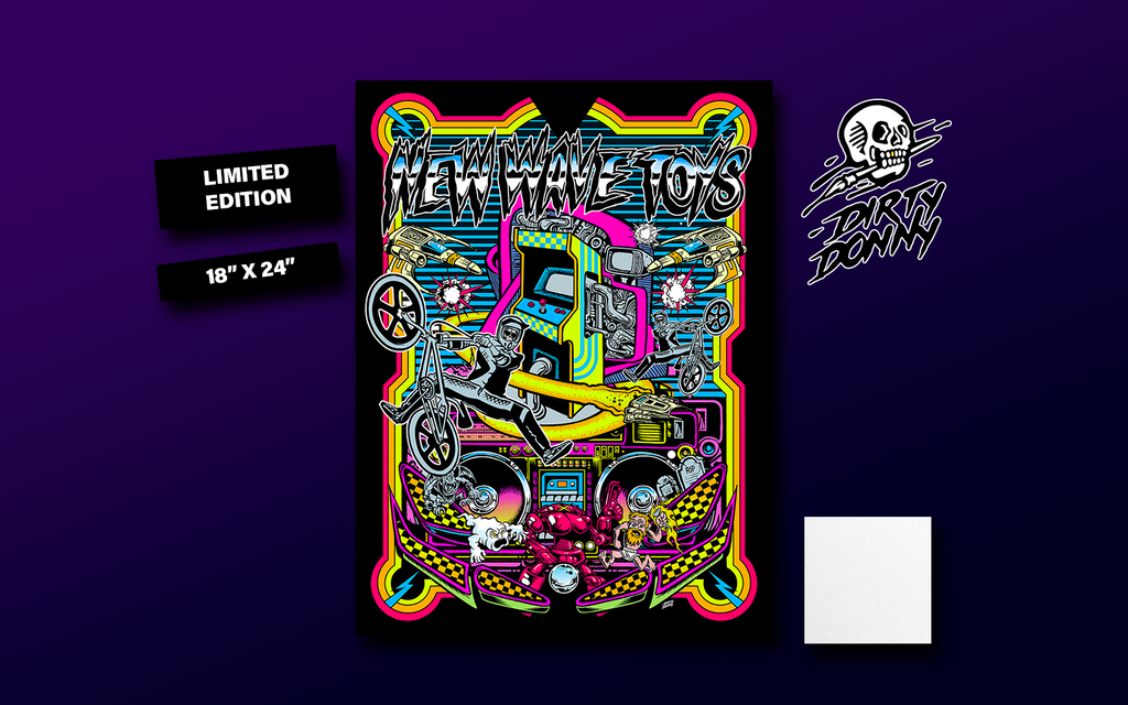 NWT Black Light Poster