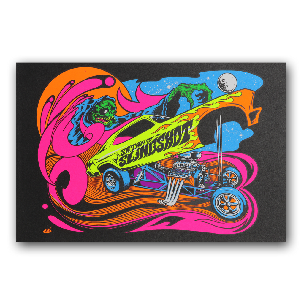 Satans Slingshot UV Micro Poster