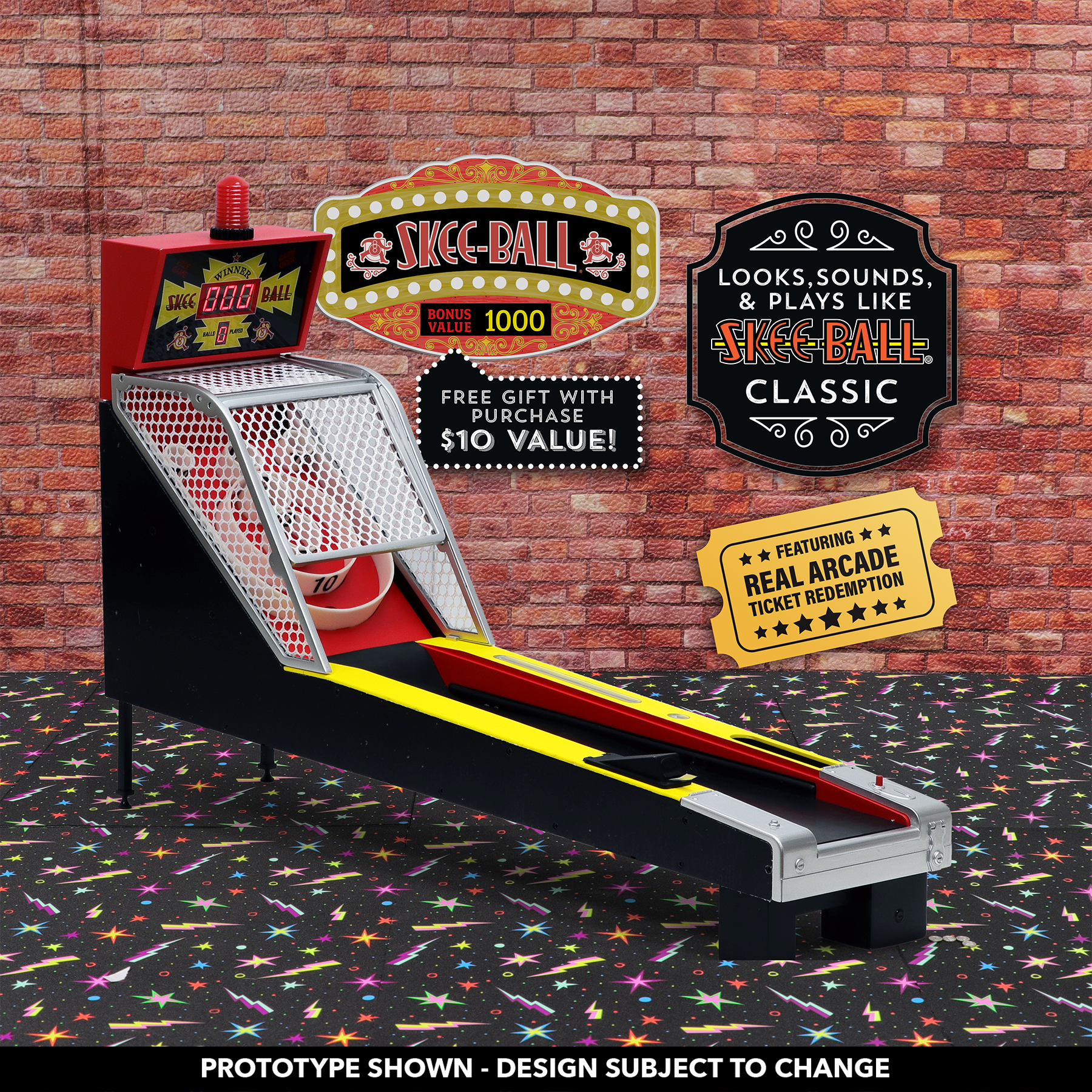 Skee-Ball Premium Plus | Home Arcade Alley Game Skee-Ball Premium Plus | Home Arcade Alley Game