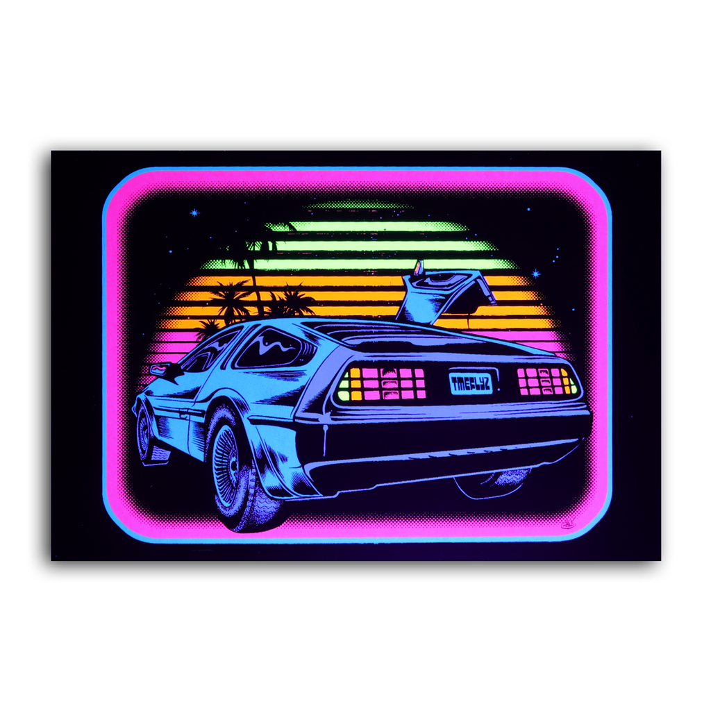Time Flyz Blacklight Micro Poster