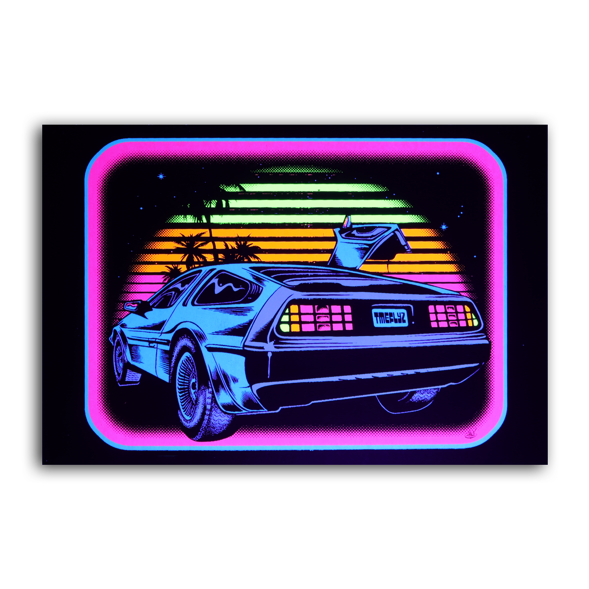 Time Flyz Blacklight Micro Poster