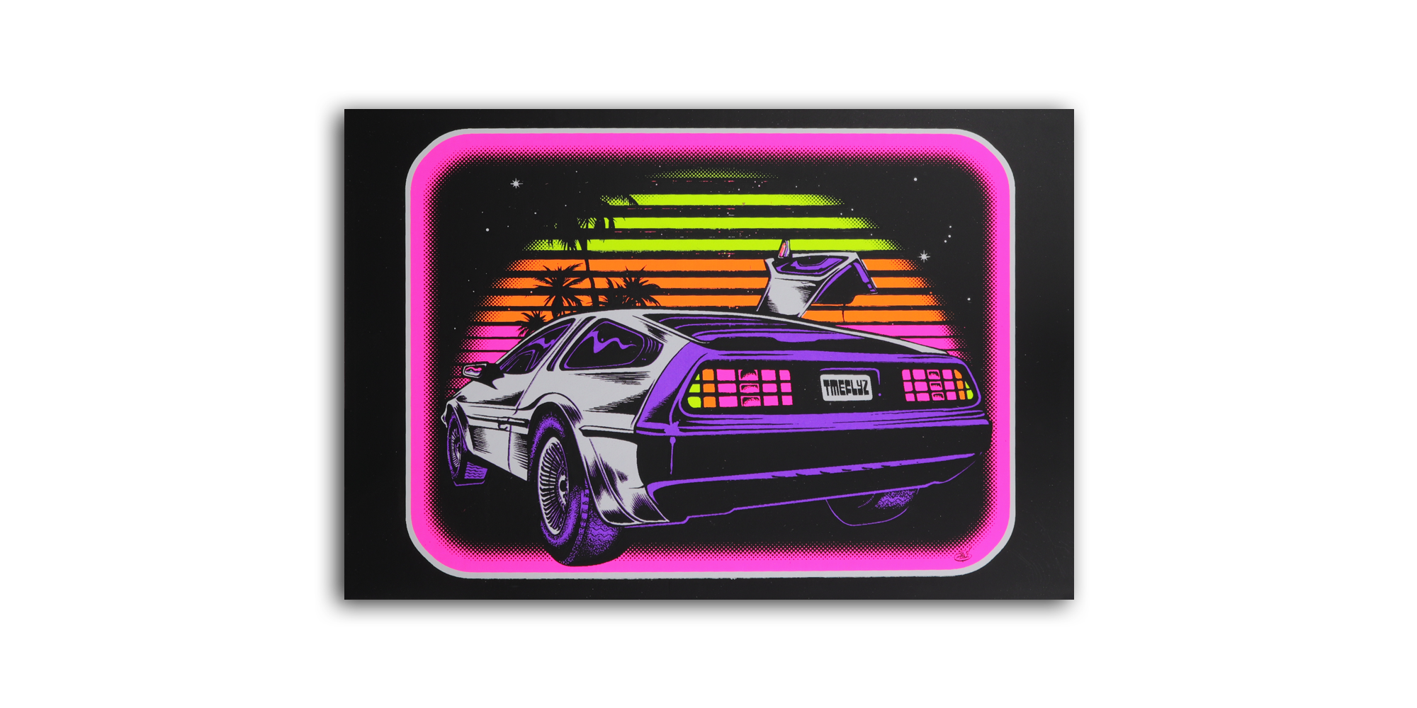 Time Flyz Blacklight Micro Poster