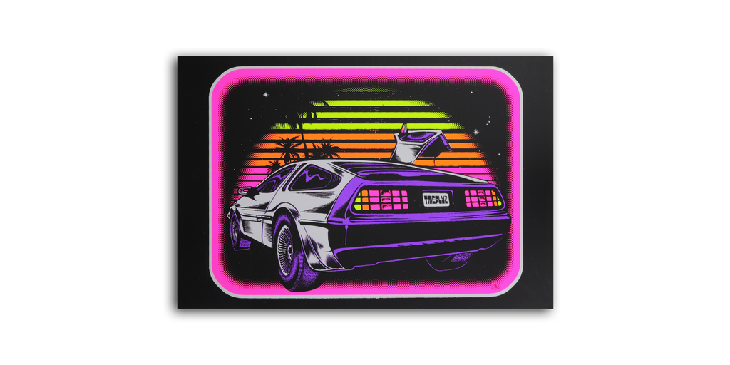 Time Flyz Blacklight Micro Poster