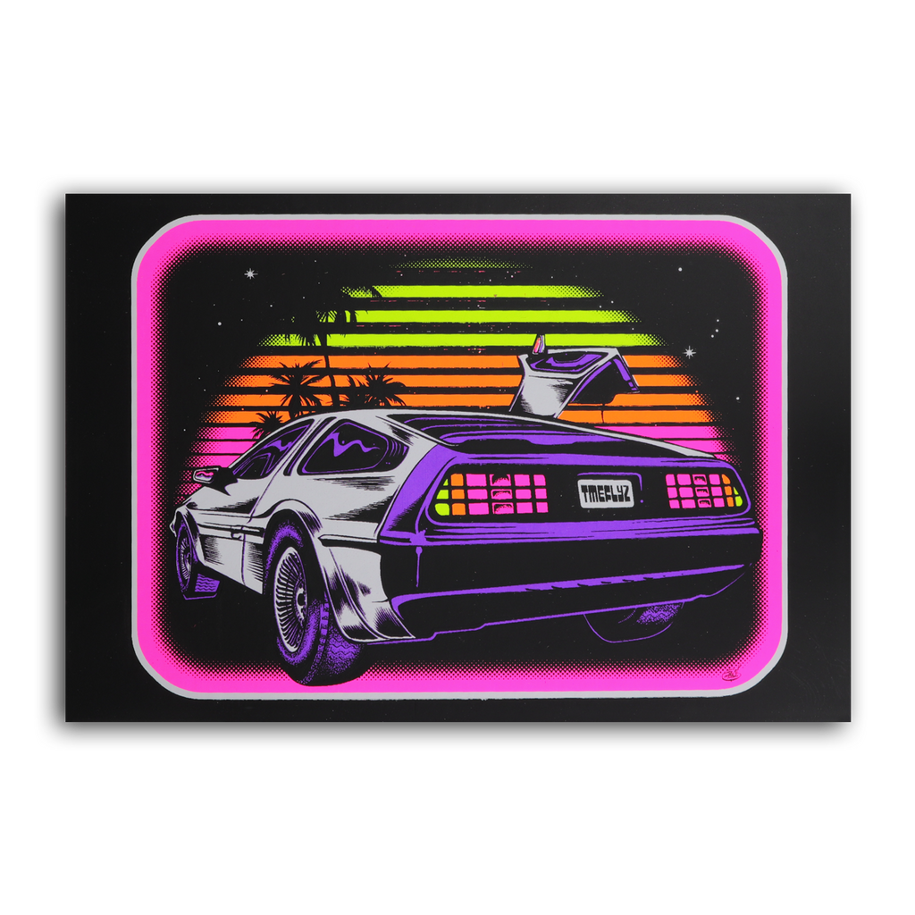 Time Flyz Blacklight Micro Poster