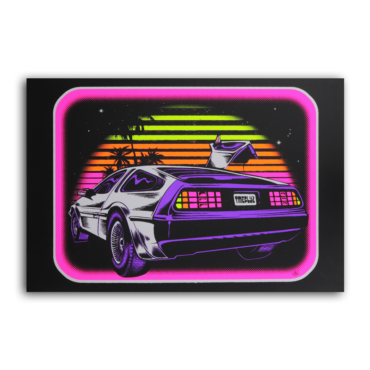 Time Flyz Blacklight Micro Poster