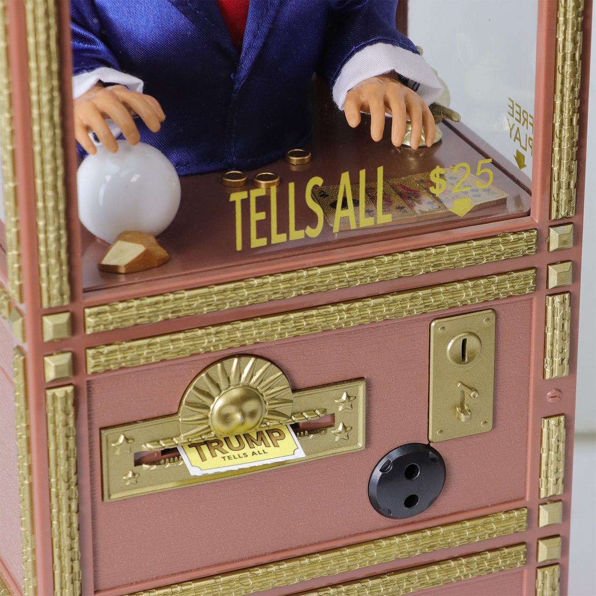 Trump Tells All Miniature Animated Fortune Teller Machine