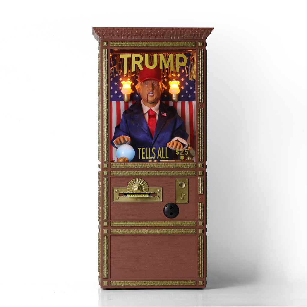 Trump Tells All Miniature Animated Fortune Teller Machine