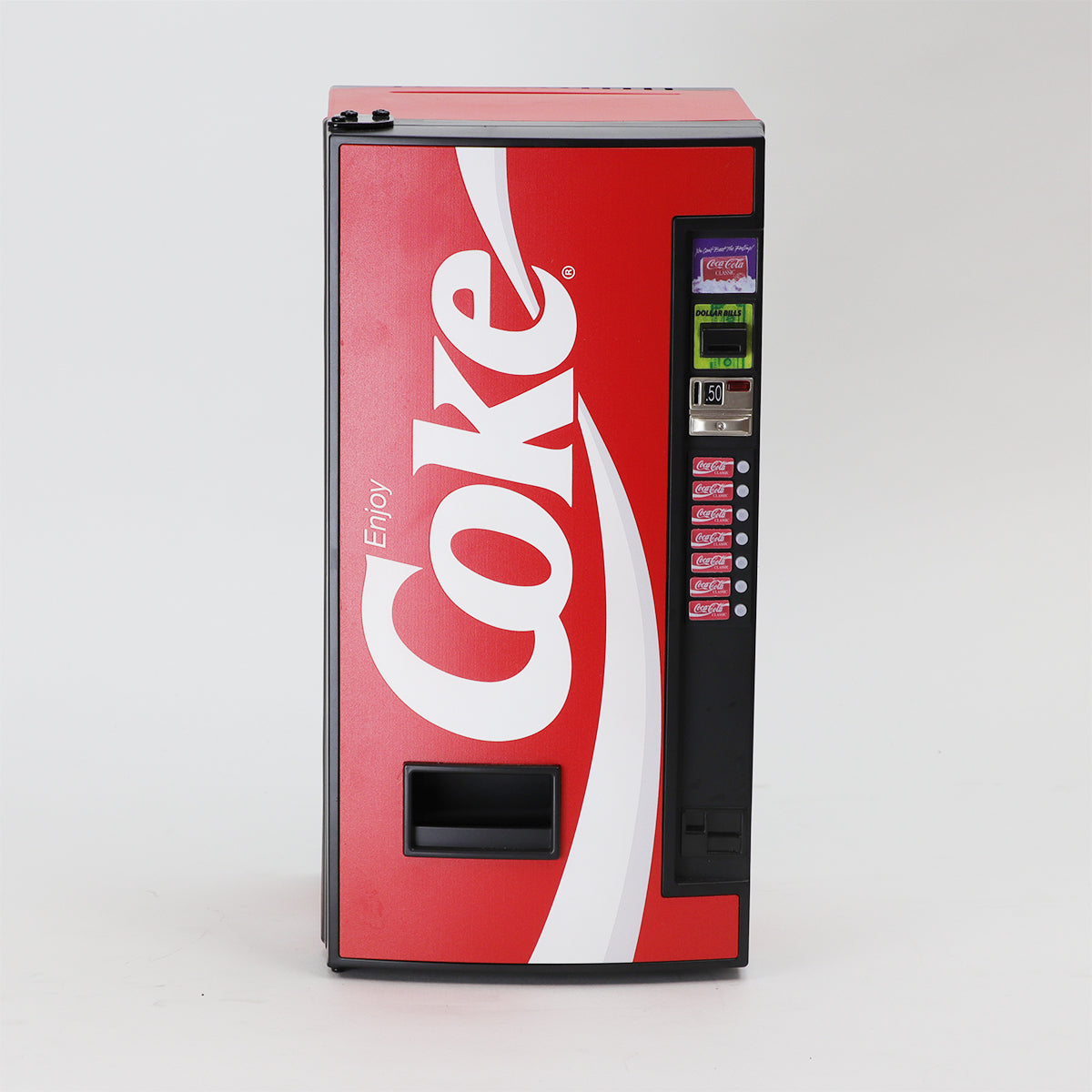 Coca-Cola Classic Replica Vending Machine Mini Fridge – New Wave Toys Mini coke vending machine