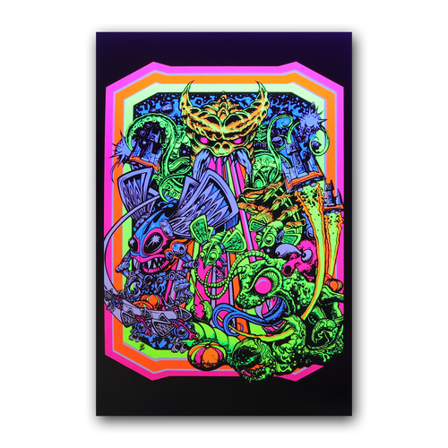 Arcade Daze Blacklight Micro Poster – New Wave Toys