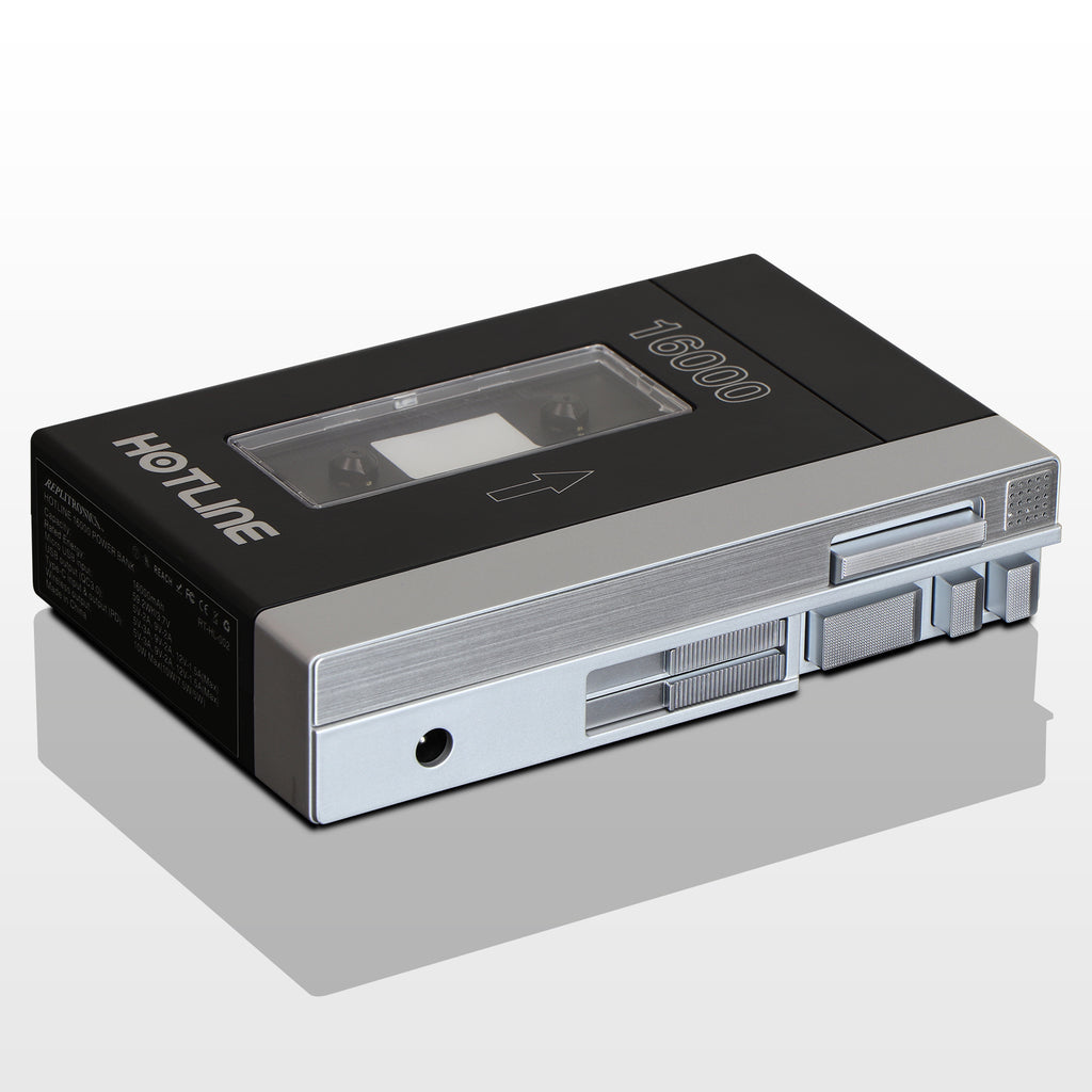 Hotline 16000 Power Bank - Matte Black