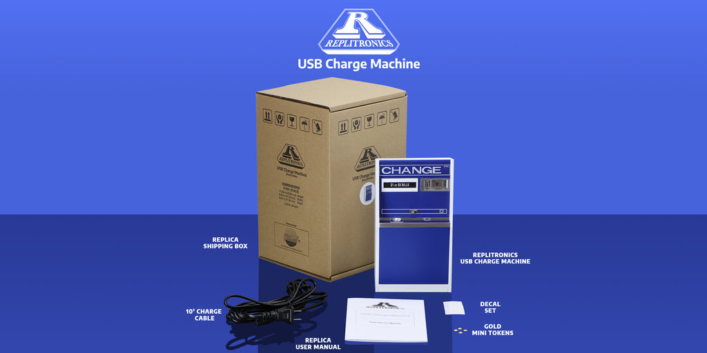 USB Charge Machine - Blue/White