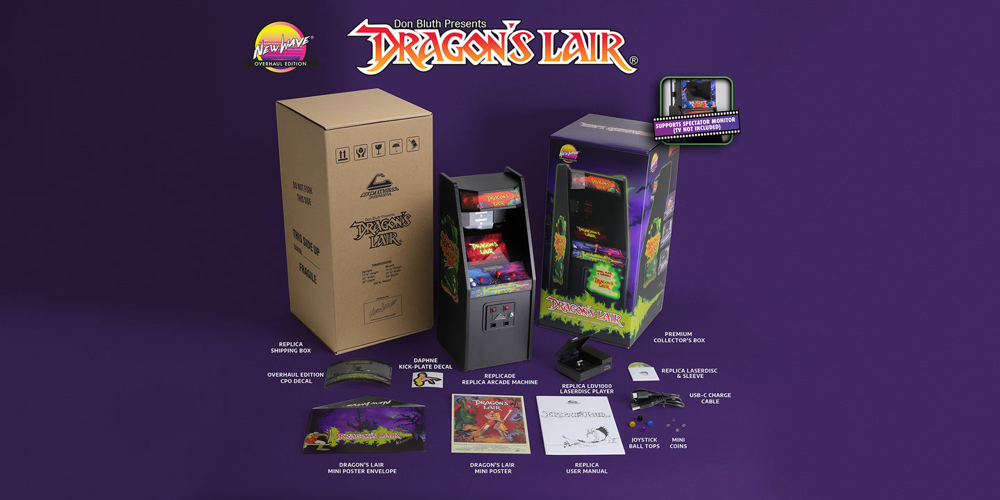 Dragon's Lair x RepliCade Overhaul Black Edition – New Wave Toys