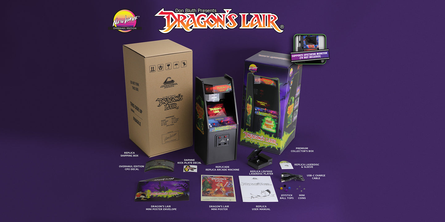 Dragon's Lair x RepliCade Overhaul Black Edition