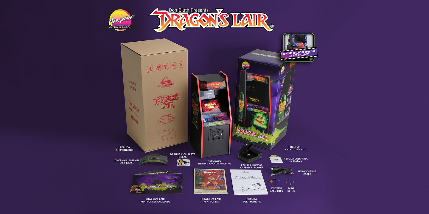 Dragon's Lair X Replicade Overhaul Red Edition