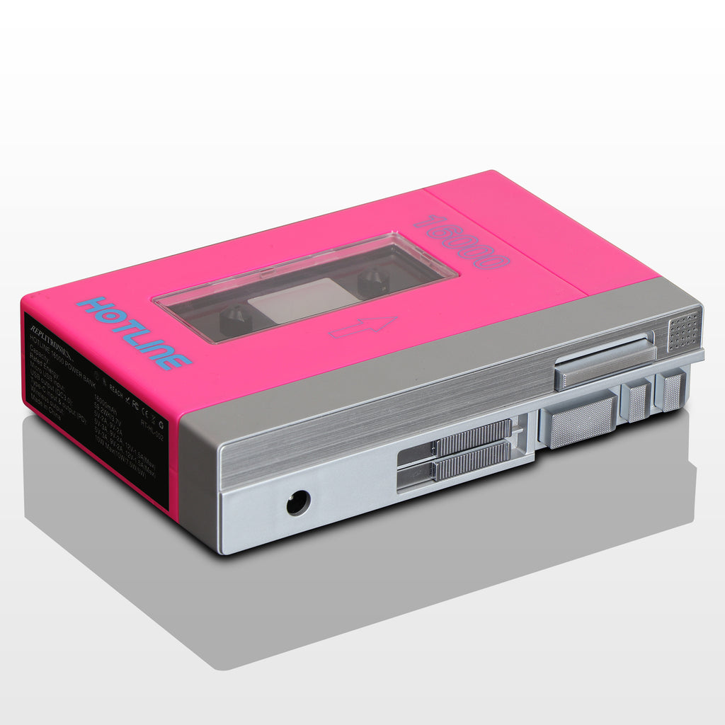 Hotline 16000 Power Bank - Dayglo Pink