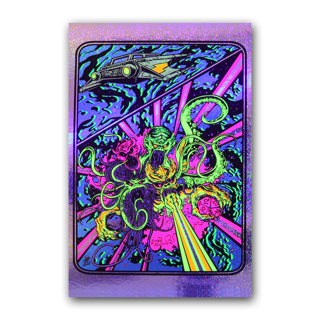 Titans of Tempest Metallic Foil Micro Poster