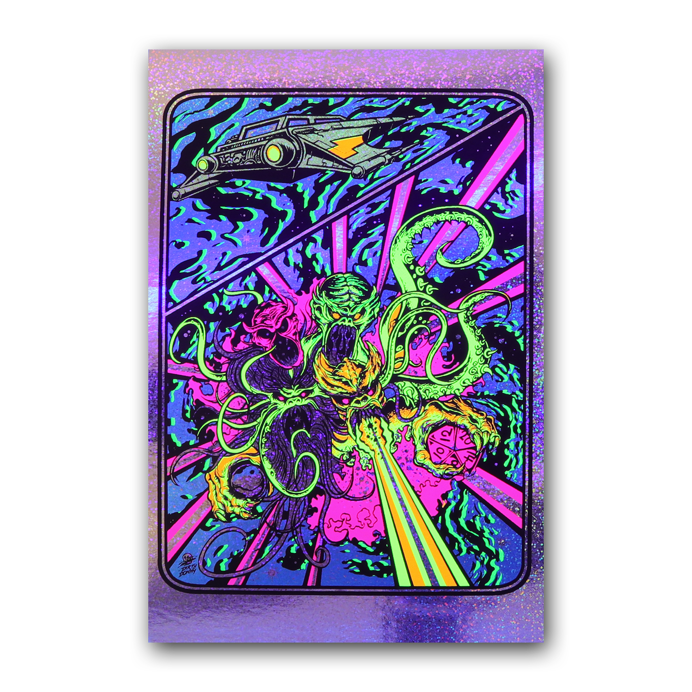 Titans of Tempest Metallic Foil Micro Poster