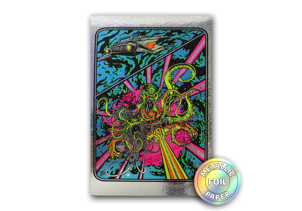 Titans of Tempest Metallic Foil Micro Poster