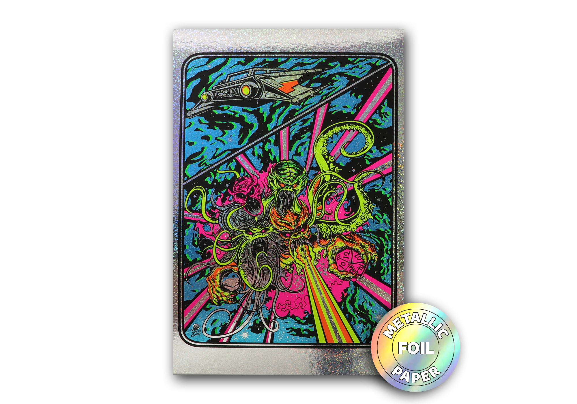 Titans of Tempest Metallic Foil Micro Poster