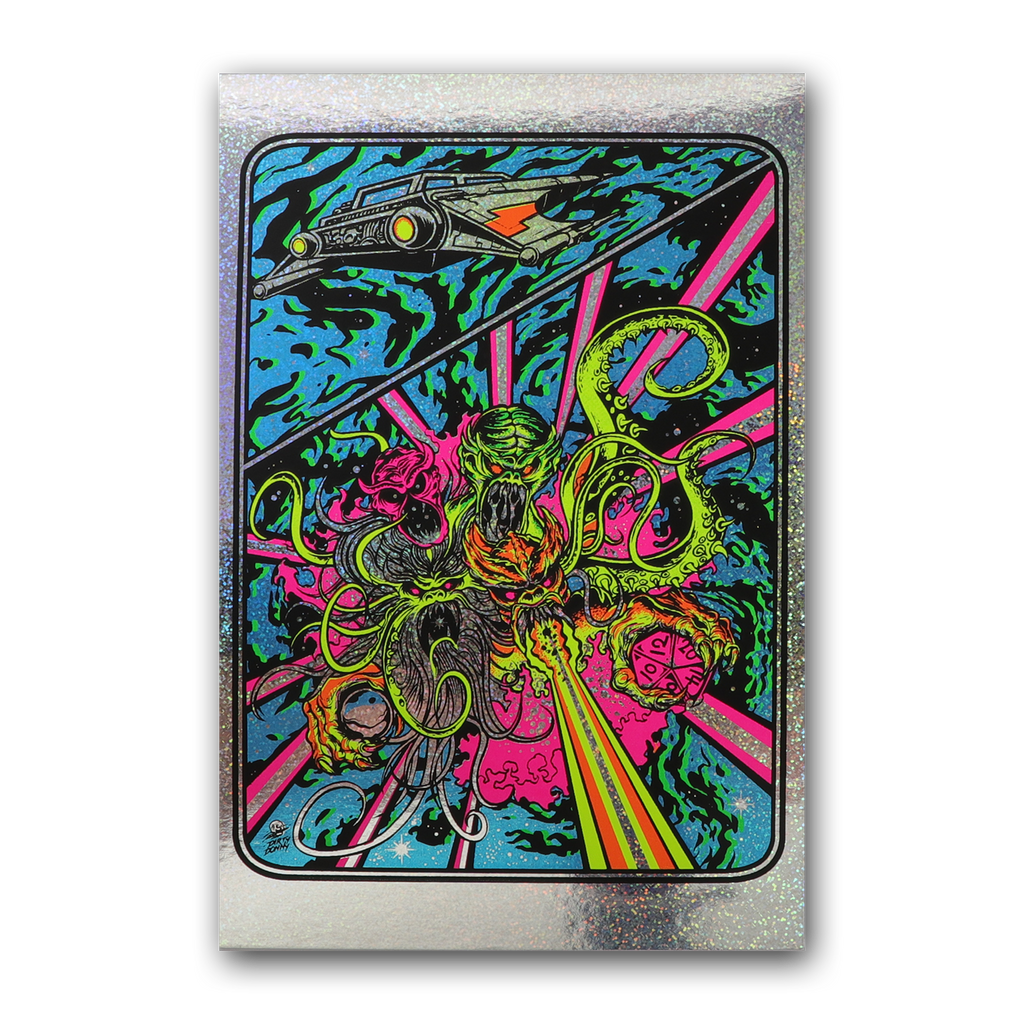 Titans of Tempest Metallic Foil Micro Poster