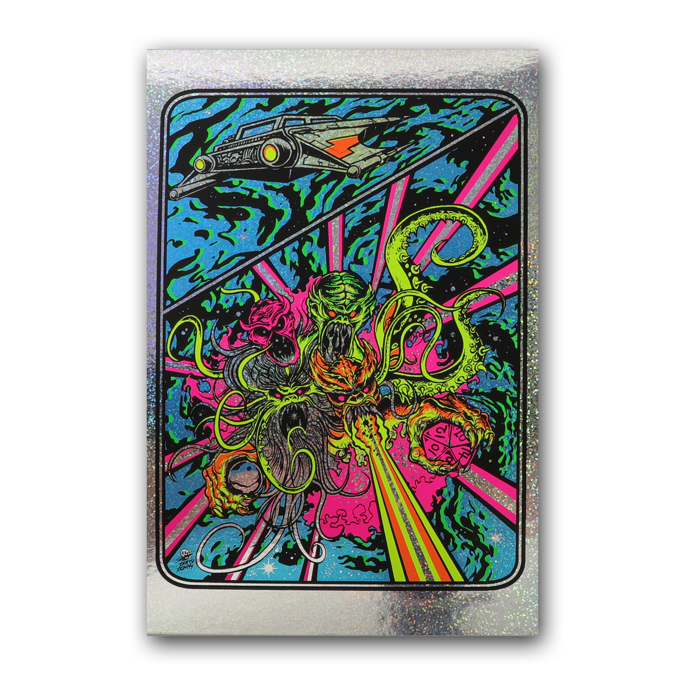 Titans of Tempest Metallic Foil Micro Poster